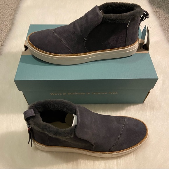 TOMS Paxton Slip On in Forged Iron - Picture 5 of 12